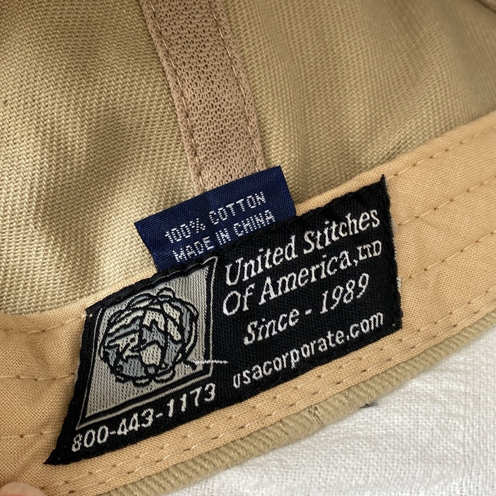 RARE 🇺🇸United States Yuengling Lager Khaki Tan Baseball Cap - Picture 4 of 4